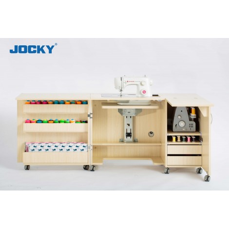 Foldable sewing cabinet 