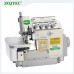 Direct drive 5  thread flat bed overlock sewing machine ,with  electrical auto trimmer