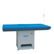 Air suction ironing table, blue table