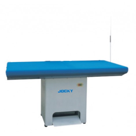 Air suction ironing table, blue table